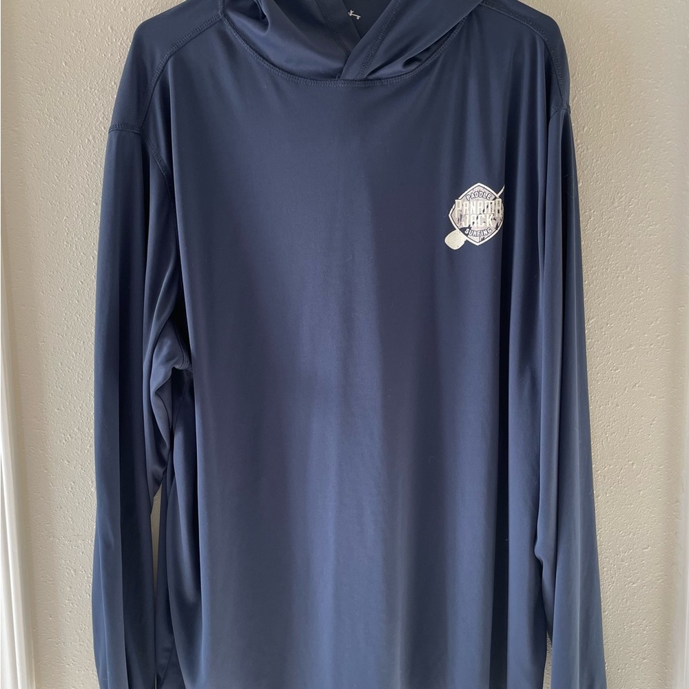 Panama Jack Men's XXL Navy Blue Hooded Surfing Paddle Board Performance Shirt